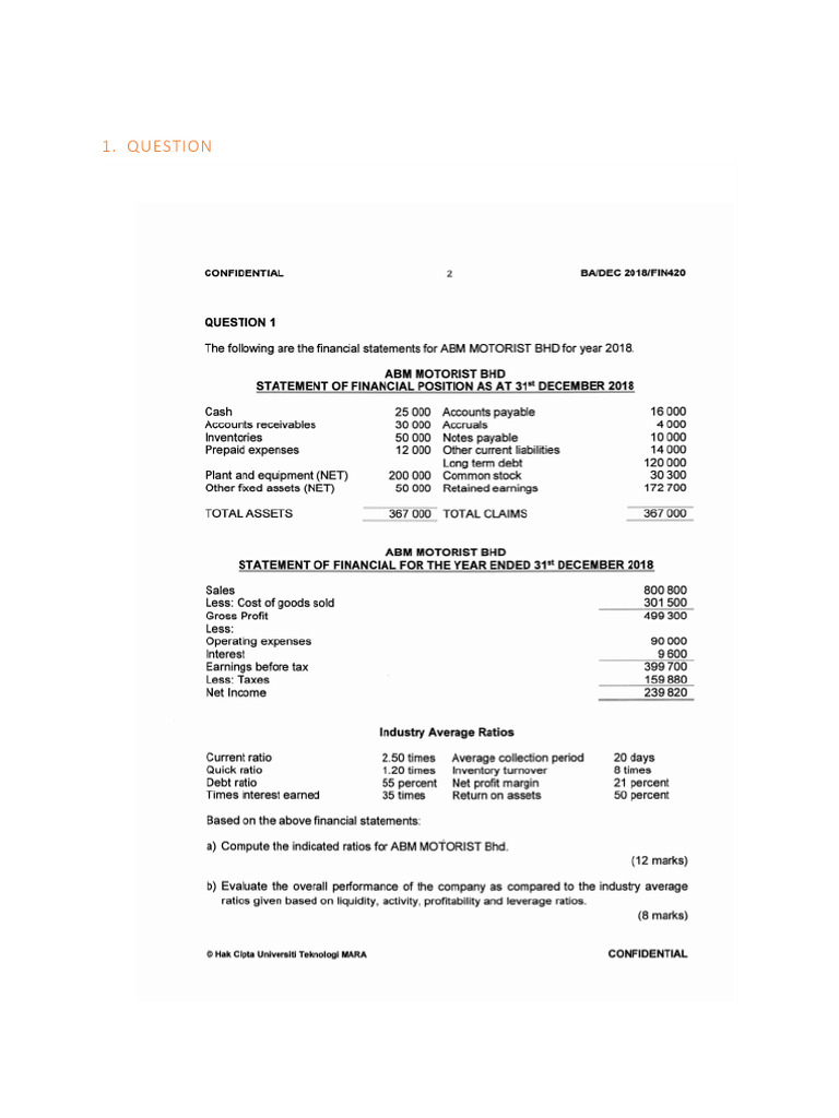 Liquidity and Profitability Ratio Analysis | PDF | Equity (Finance) | Debt