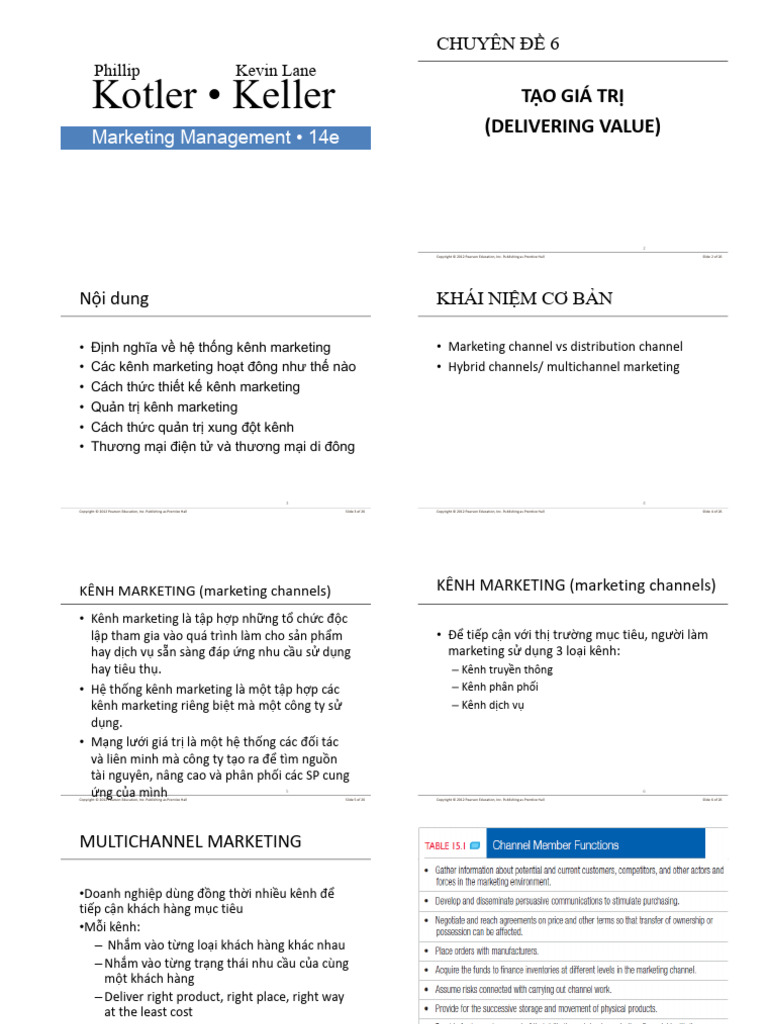 Kotler - Keller: Marketing Management - 14e | PDF