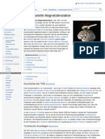 Mit Hilfe Starker Magnetfelder Werden Bereiche Des Gehirns Stimuliert Als Auch Gehemmt - Wiki - Transkranielle - Magnetstimulation PDF