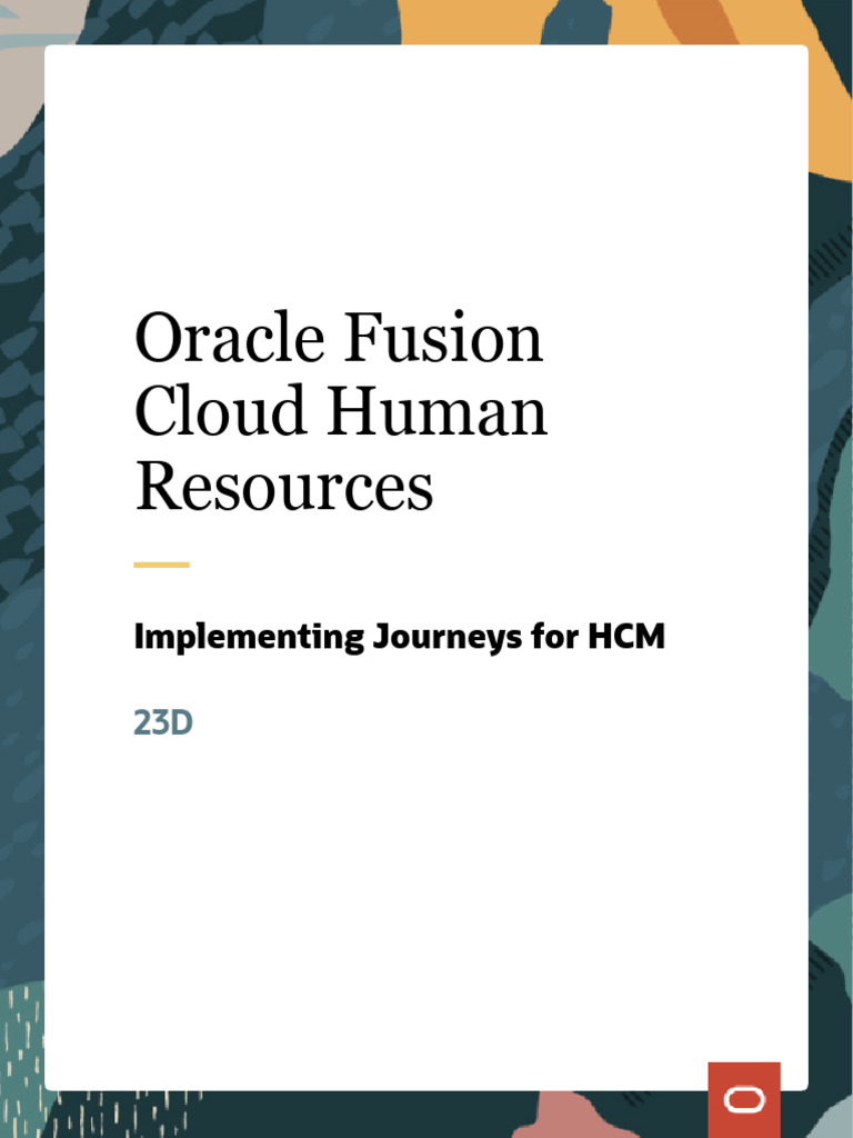 Implementing HCM Journeys Guide | PDF | Oracle Corporation | Cloud ...