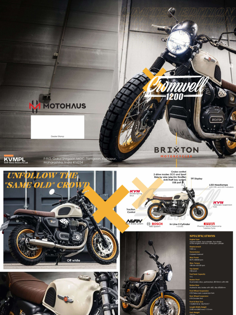 Cromwell 1200X Brochure MotoHaus | PDF