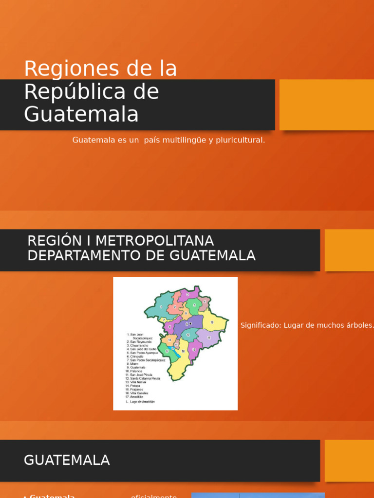 Regiones y Atractivos de Guatemala | PDF