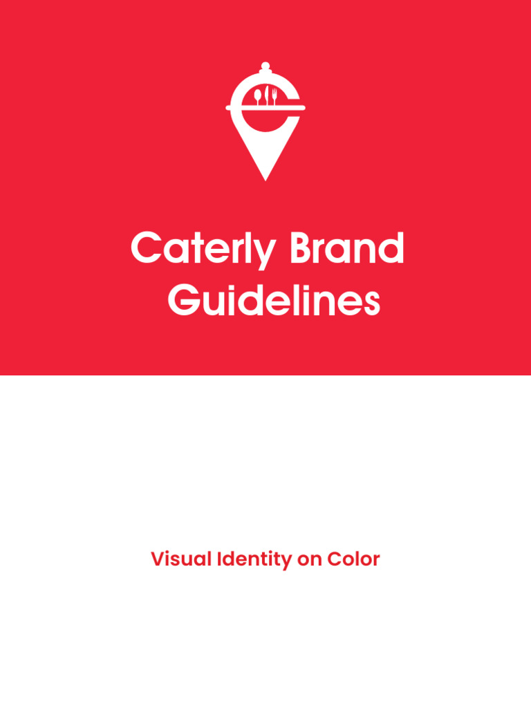 Caterly Brand Guidelines Overview | PDF | Logos | Publishing