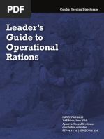 Unitized Group Rations | PDF | Meal | Menu