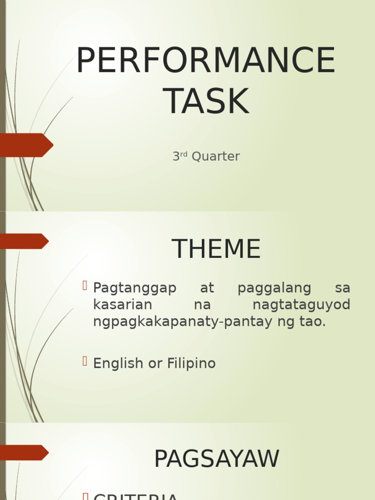 3rd Quarter - Major PT | PDF