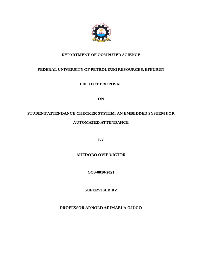 Automated Student Attendance System | PDF | Biometrics | Authentication