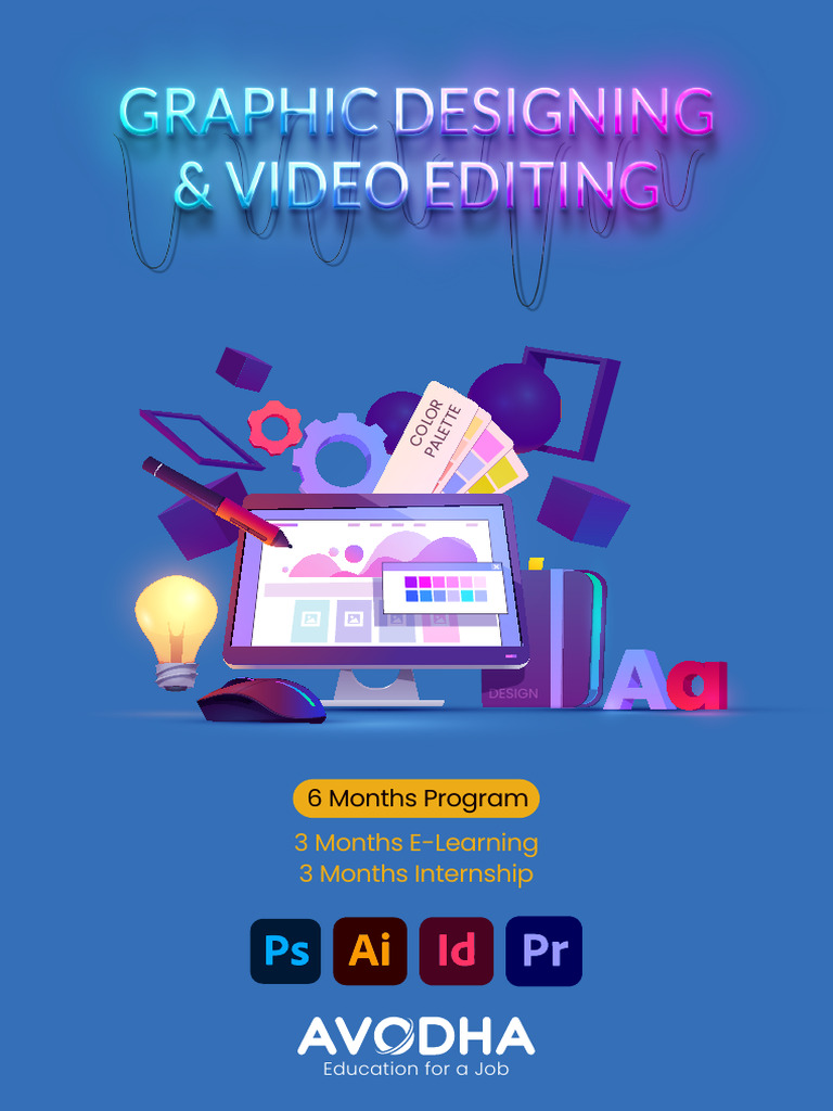 Graphic Design & Video Editing | PDF | Adobe Photoshop | Graphic Design
