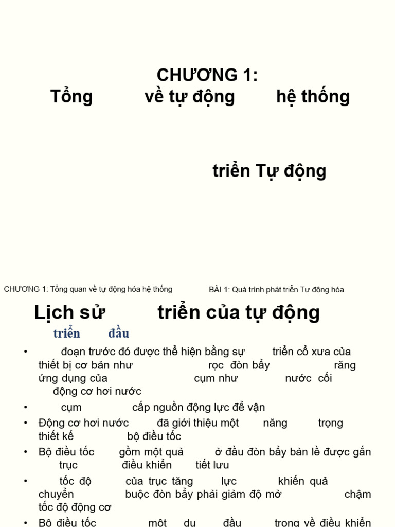 C01 - B01 - Lich Sư Phat Trien TDH | PDF