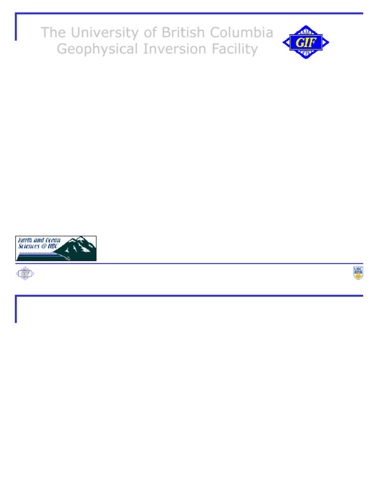 Applied Geophysics Overview and Inversion Techniques | PDF | Applied ...