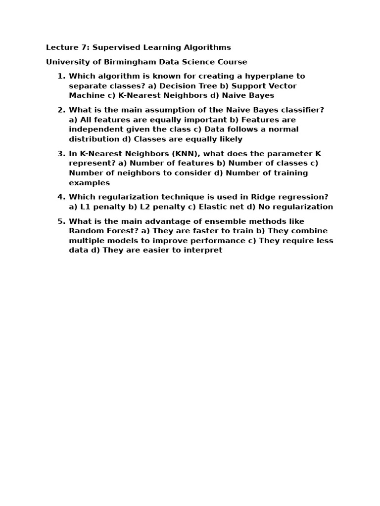 Lecture 7 | PDF