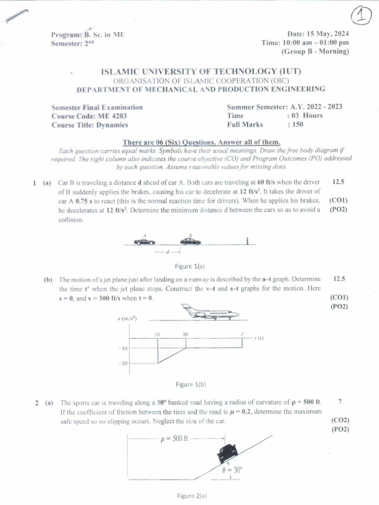 ME 4203 Dynamics | PDF | Friction | Mechanical Engineering