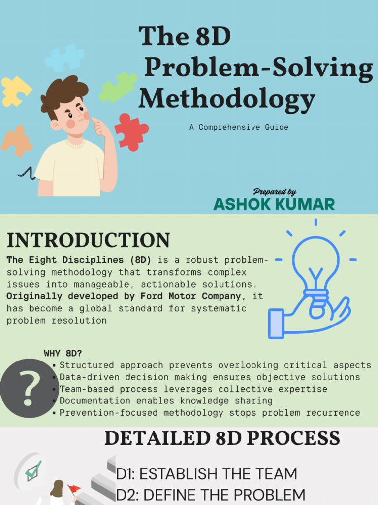 8D - A Systematic Approach To Problem-Solving | PDF