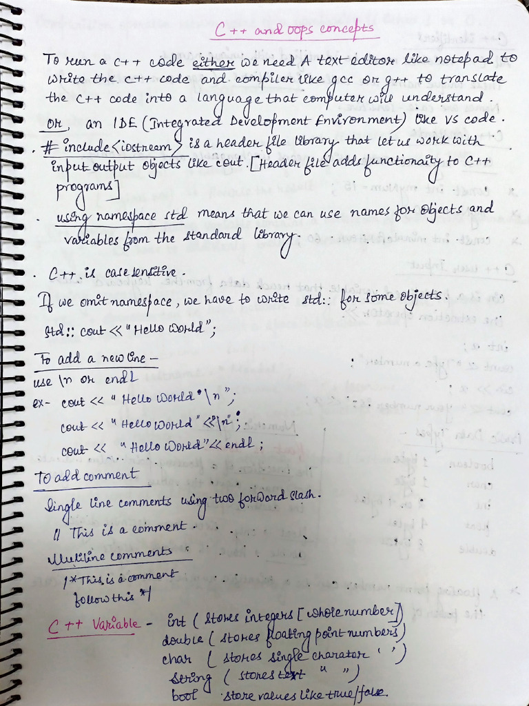 Oops Notes | PDF