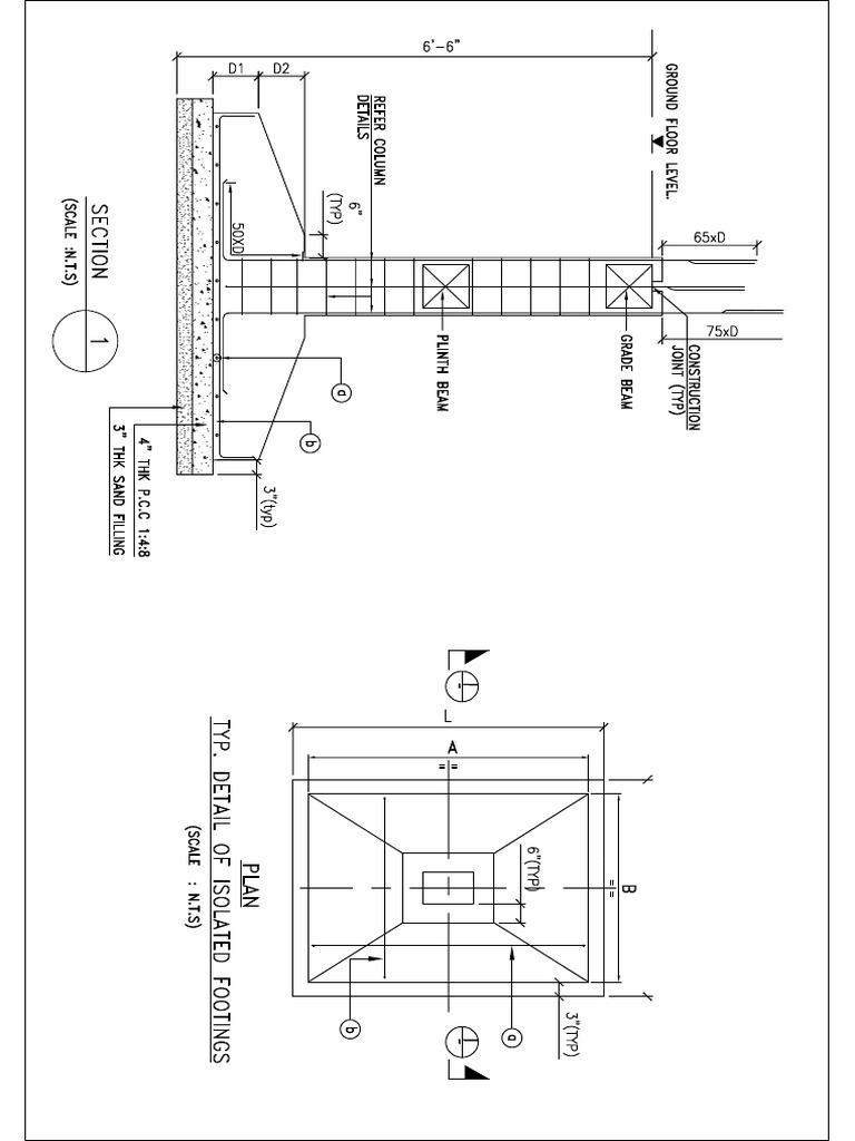Isolated Footing | PDF