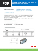 Ficha Tecnica CONDULET | PDF | Ingeniería de Edificación | Materiales ...