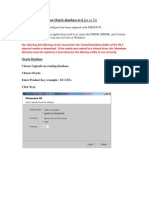 How To Upgrade An Oracle or SQL Database To 62