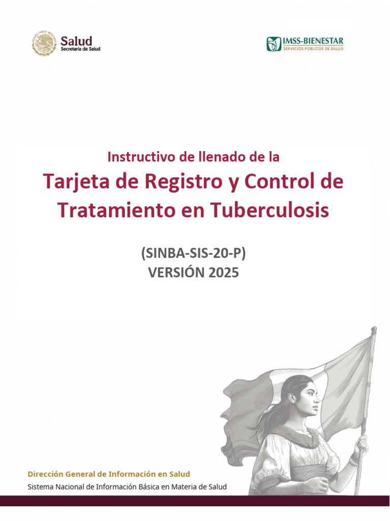 Instructivo Tarjeta Tuberculosis 2025 | PDF | Tuberculosis | Cuidado de ...