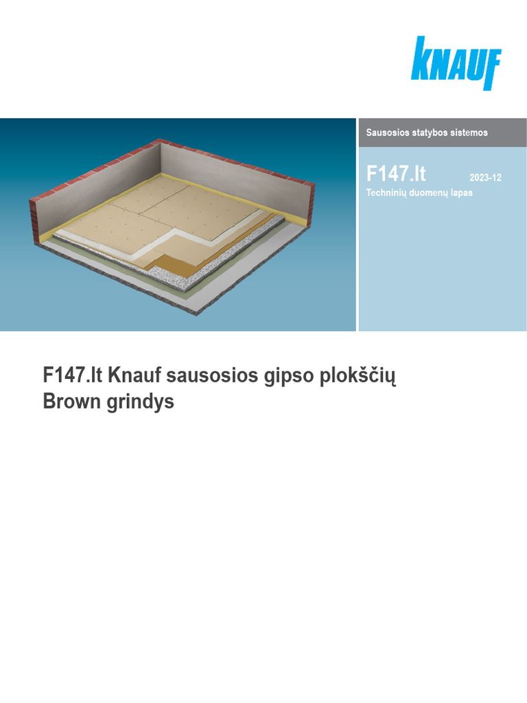 Sausosios Gipso Ploksciu Brown Grindys (F147.lt) | PDF