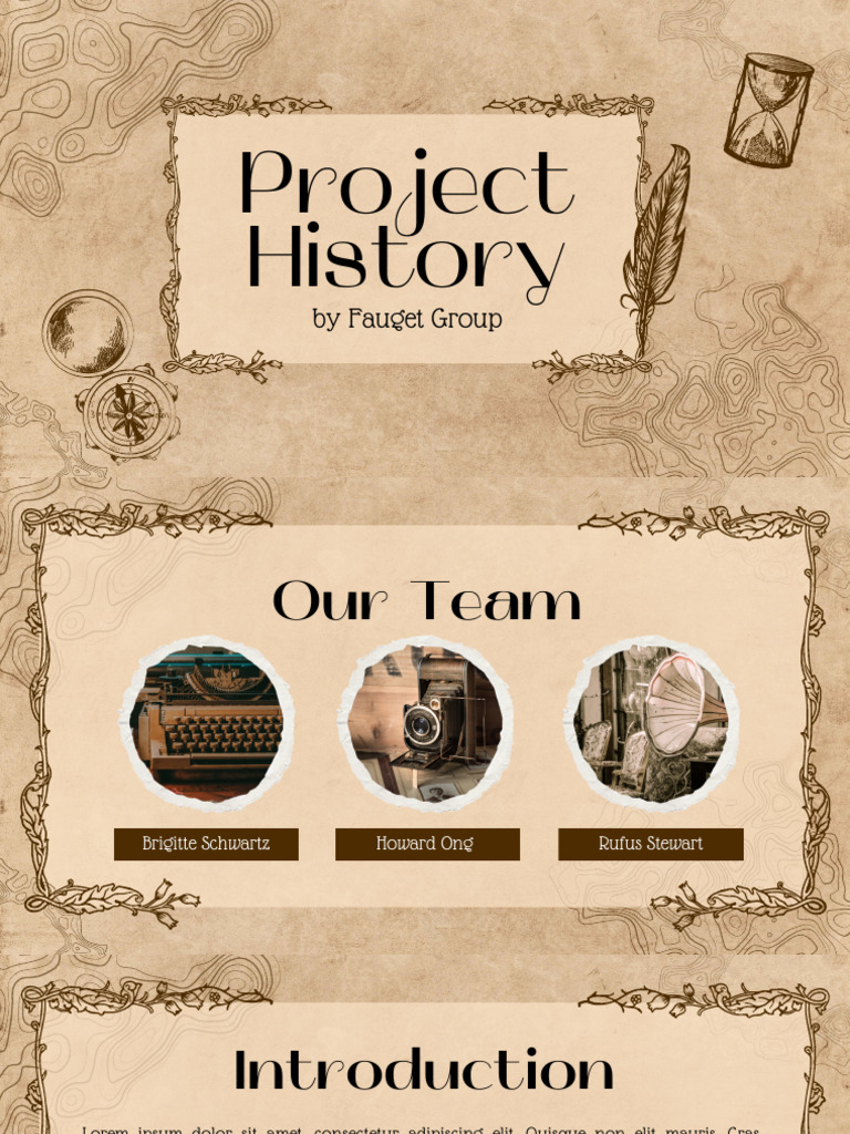 Project History Presentation | PDF