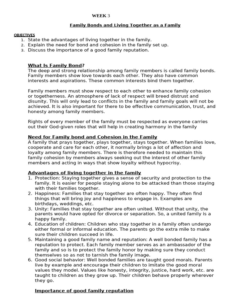 JS2 Social Studies Week 3 Notes 2024-25 | PDF | Happiness | Behavioural ...