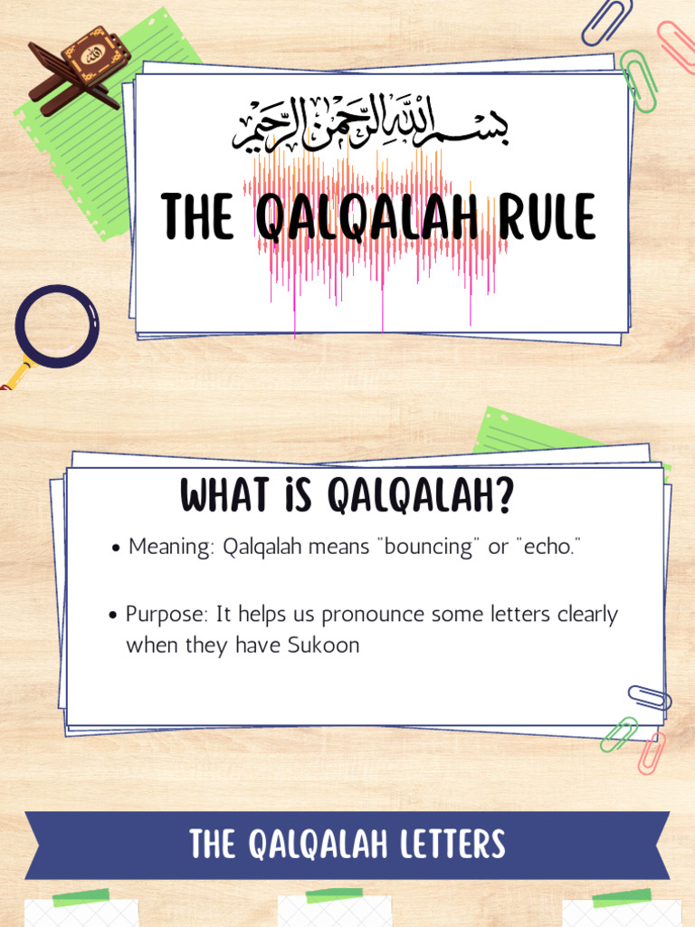 Understanding Qalqalah Rules in Arabic | PDF