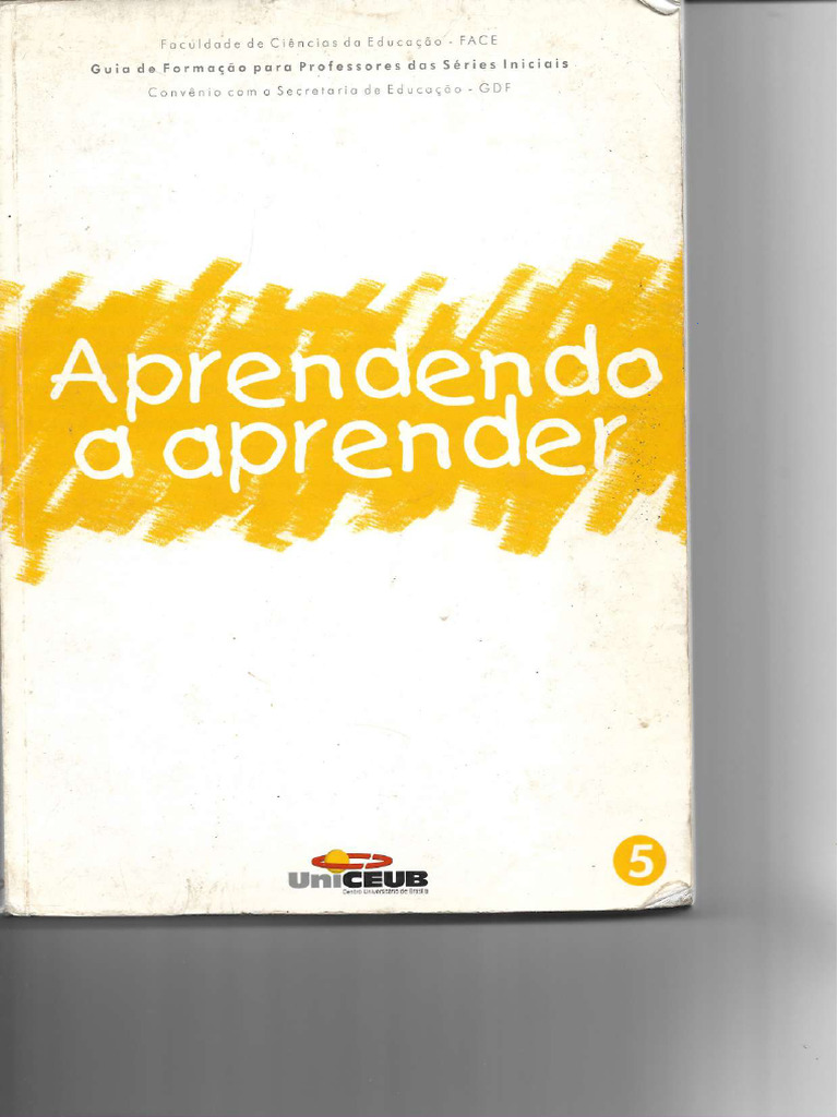 Texto 05 Aprendendo A Aprender Cinco Dimensões Do Processo De Ensinar E