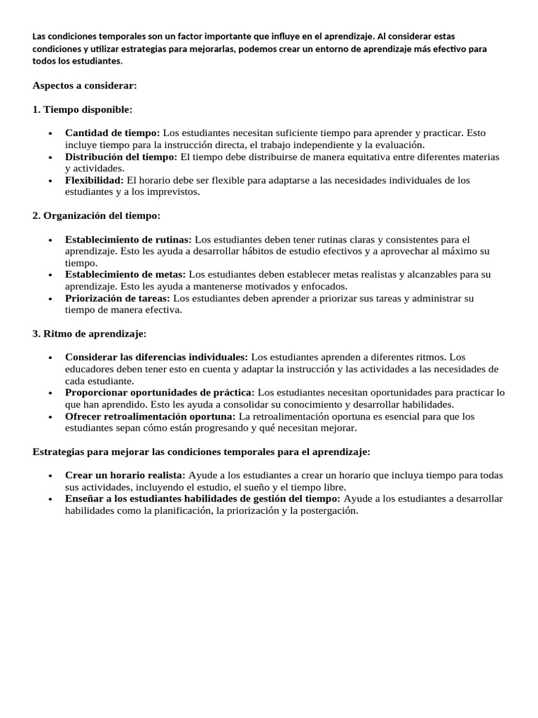 Temporales | PDF