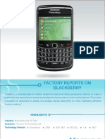 Blackberry Factory Metric Reports