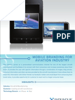 Mobile Branding for Aviation Industry