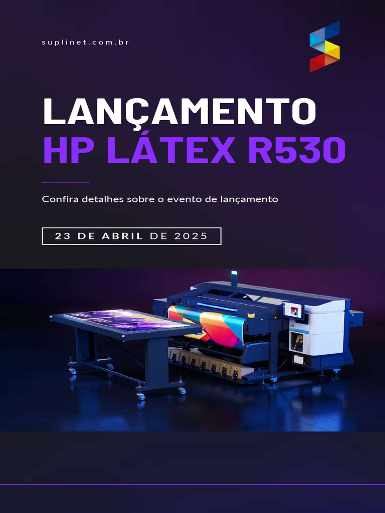Lançamento HP Látex R530 em São Paulo | PDF