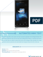 Automated Away Text