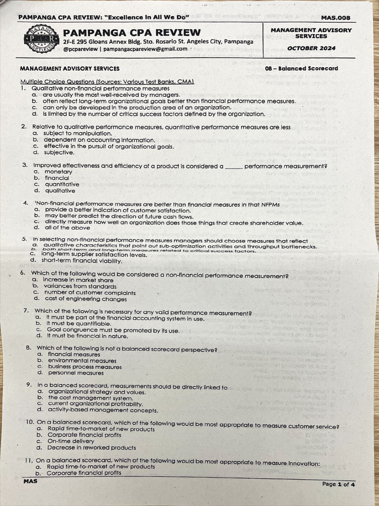 Mas Reviewer | PDF