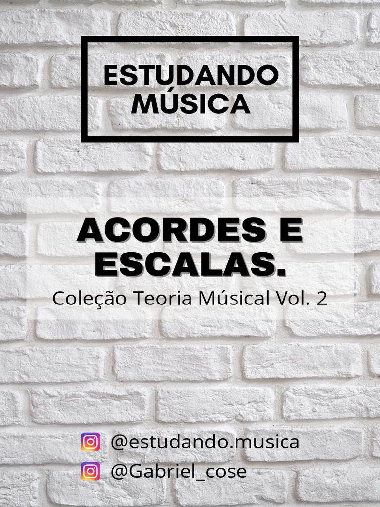 Teoria Musical: Acordes e Escalas | PDF | Acorde (música) | Intervalo ...