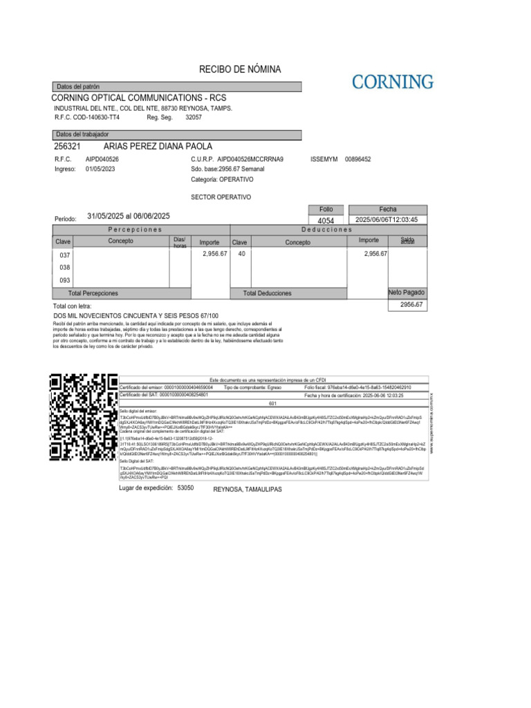 Recibo 2 | PDF | Compensación laboral | Labor