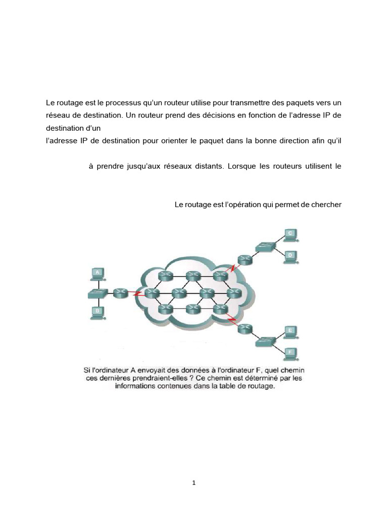 Comprendre le routage et ses types | PDF | Routage | Adresse IP