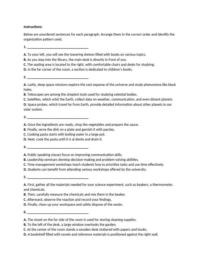 Instructions | PDF