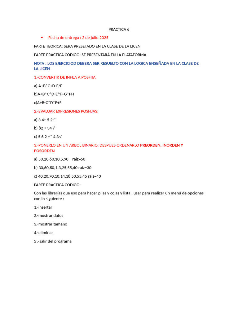 Practica N 6 | PDF