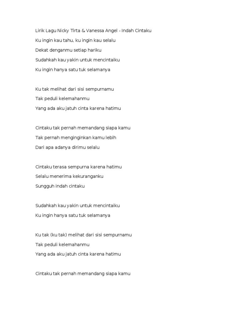 Indahnya Cintaku