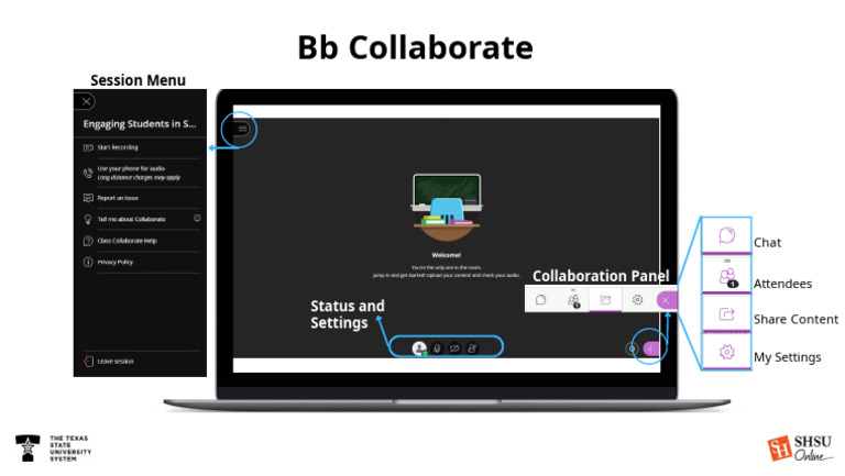 BB Collaborate Basic Navigation | PDF