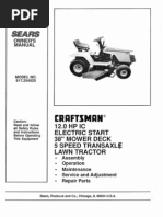 Download Craftsman Garden Tractor Manual 917254520 by Dan Carson SN88365138 doc pdf
