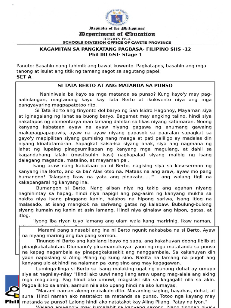 SHS12 Reading-Material GST | PDF