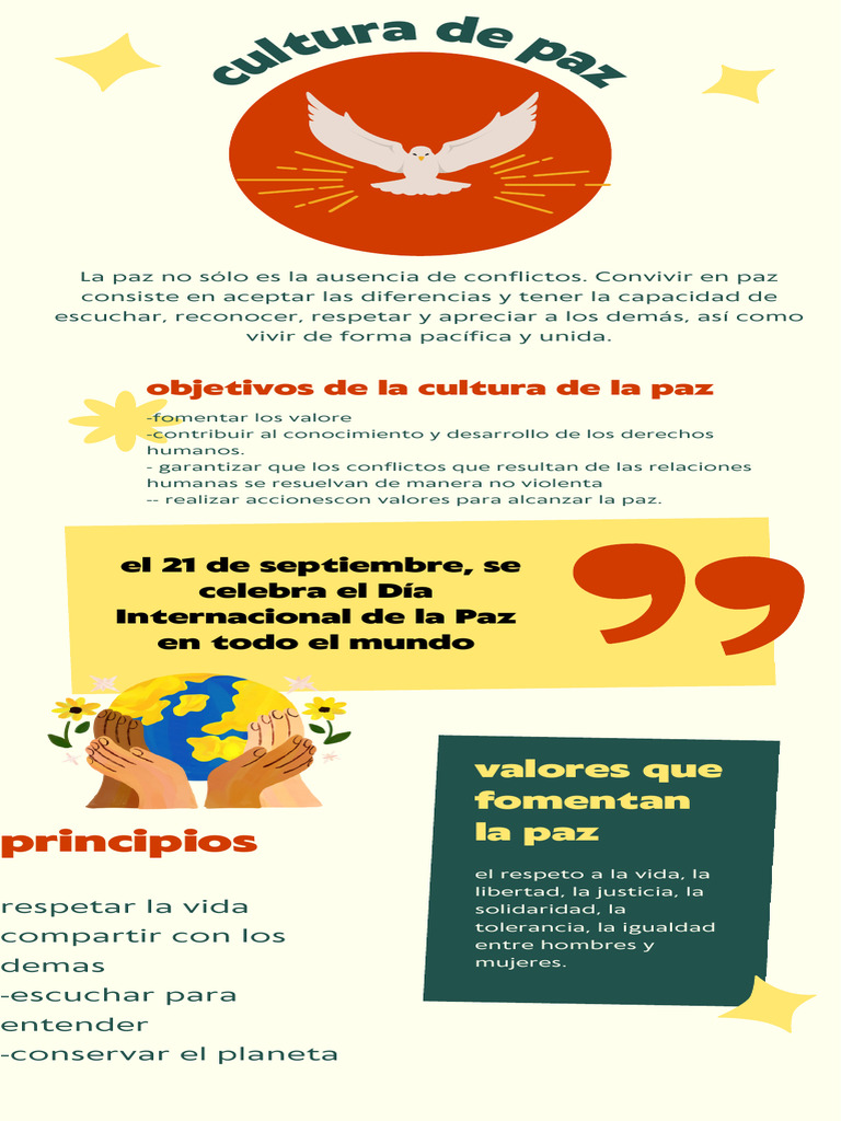 Cultura de Paz y Valores Esenciales | PDF