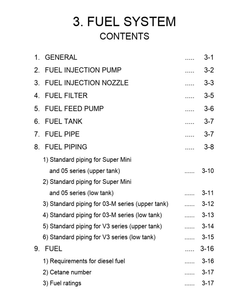 3 Fuel System | PDF | Pump | Diesel Fuel