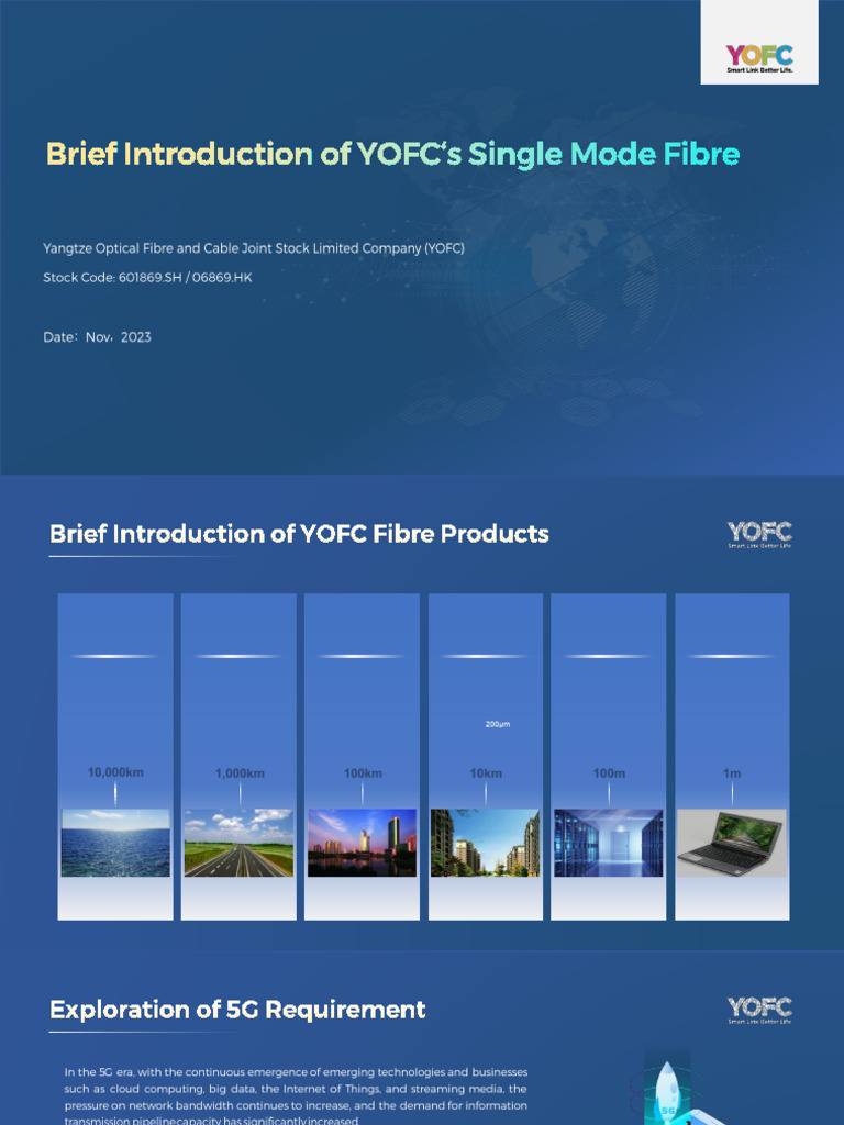 001 Brief Introdution of YOFC S Single | PDF | Optical Fiber ...