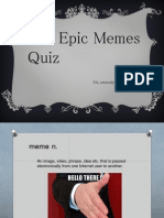 Epic Memes Quiz 