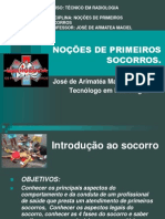 AULA INTRODUÇÃO AOS PRIMEIROS SOCORROS  2012 PRONTA