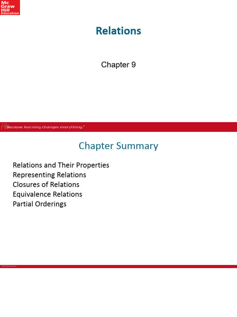 Understanding Binary Relations and Properties | PDF | Mathematical ...