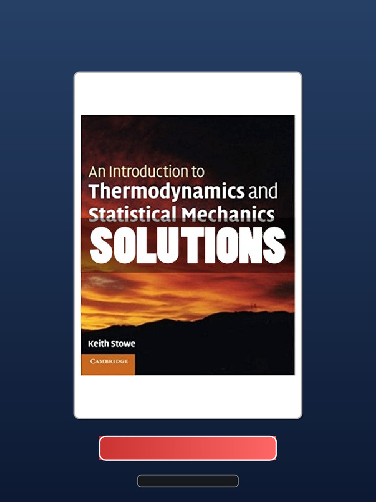 Complete Bundle Solutions Introduction To Thermodynamics and ...