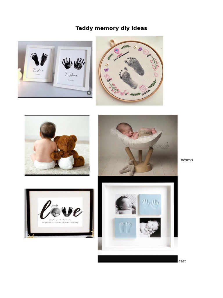 Teddy Memory Diy Ideas | PDF