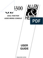 Allen and Heath GL3300 User Guide